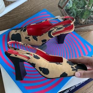 Cowhide Heels!!🐄❤️